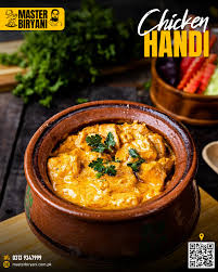 Master Biryani branded chicken handi photograph
